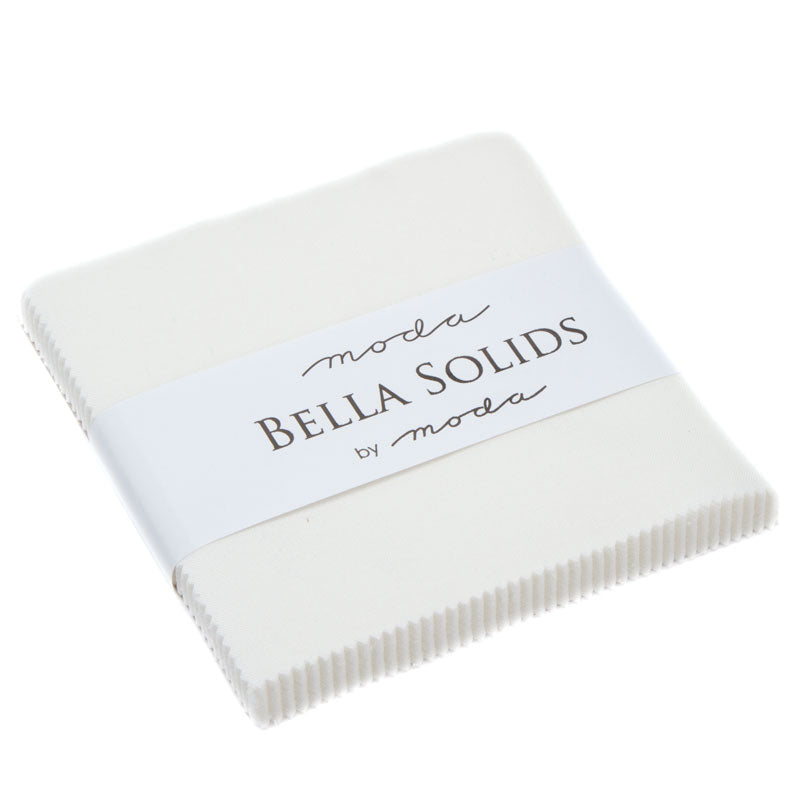 Moda Charm Squares Bella Solids Off White 200