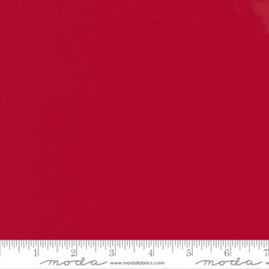 Moda Charm Squares Bella Solids Christmas Red 16