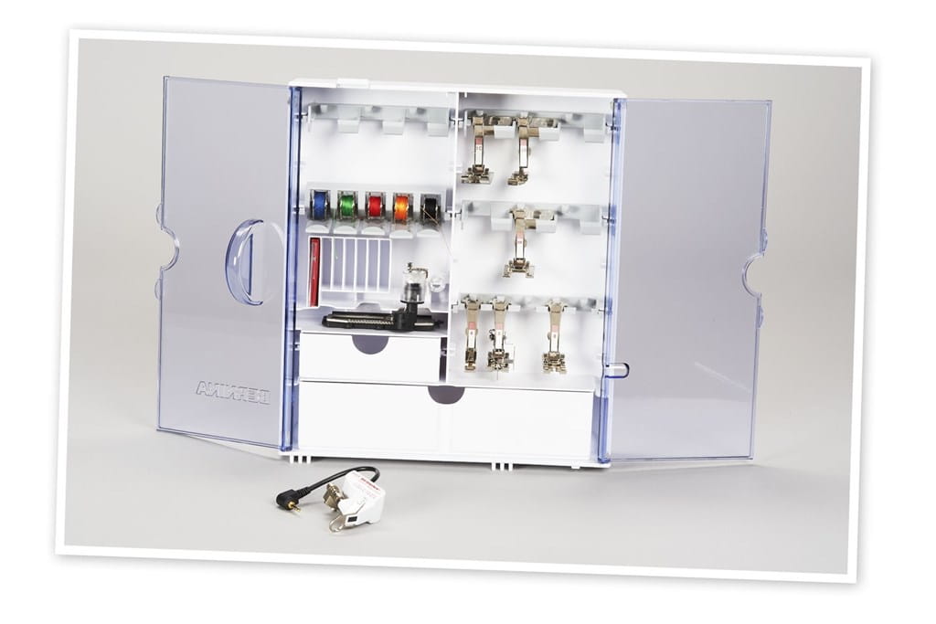 Bernina B580E Sewing & Embroidery Machine Preloved - preloved Bernina embroidery module - packaging