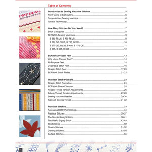 Bernina Big Book of Stitches - genuine Bernina sewing machine accessory - alternate angle