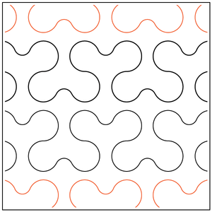 Urban Elementz John's Puzzle Meander Pantograph 4"