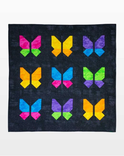 Accuquilt GO!  Pieced Butterfly 9"Finished Block