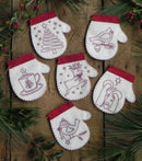 Rachel Pellman Redwork Mittens Kit