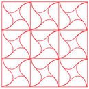 Quilter's Rule ¼" Swirl 1 Pack of 1