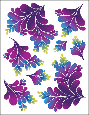 Urban Elementz Decorative Machine Stickers - Tapestry