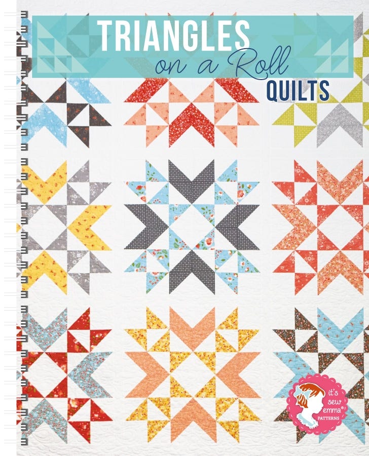 It's Sew Emma Triangle on a Roll Quilts Book