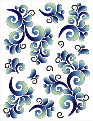 Urban Elementz Decorative Machine Stickers - Ocean Wave