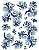 Urban Elementz Decorative Machine Stickers - Ocean Wave