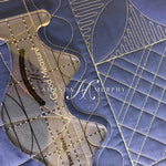 Good Measure Amanda Murphy ¼" Every Wave Set of 3 Templates - quilting ruler and template - detail view